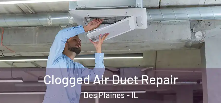  Clogged Air Duct Repair Des Plaines - IL